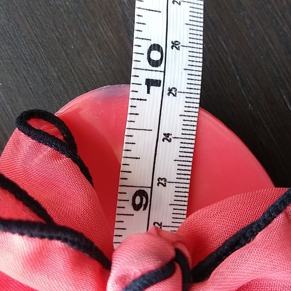 Women's Rubber Flats Open Toe Sandals w Bow Pink Coral - Picture 9 of 12